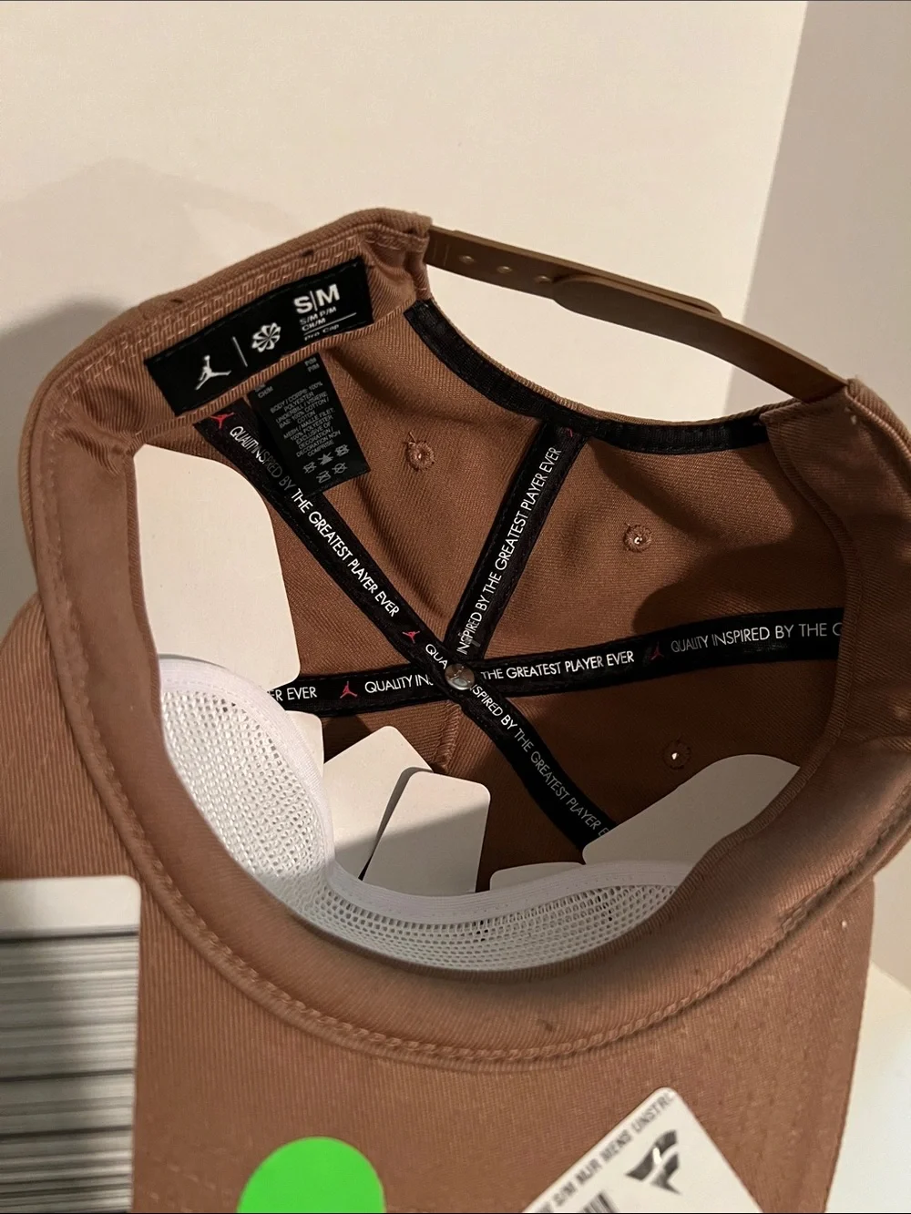 Air Jordan Jumpman Pro Cap Brown Snapback Hat S/M NWT